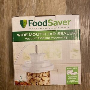 FoodSaver Wide-Mouth Jar Sealer T03-0023-01P NEW IN BOX
